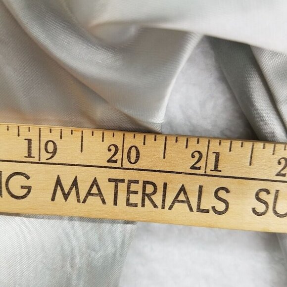 3M Jacket Small Satin Silver Gray Little Rock 4 Million Hours Vintage - Picture 7 of 10